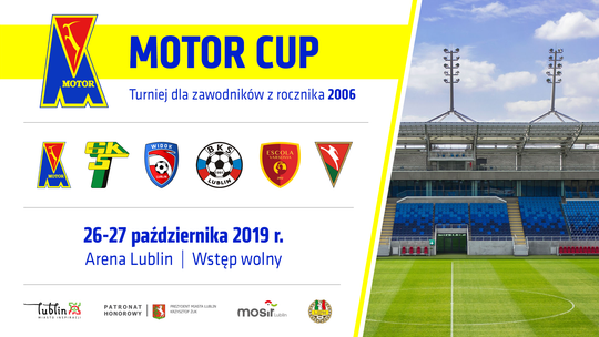 Motor Cup - turniej dla dzieci z rocznika 2006 odbędzie się w Lublinie