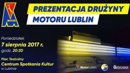 Motor zaprasza kibiców na prezentację zespołu