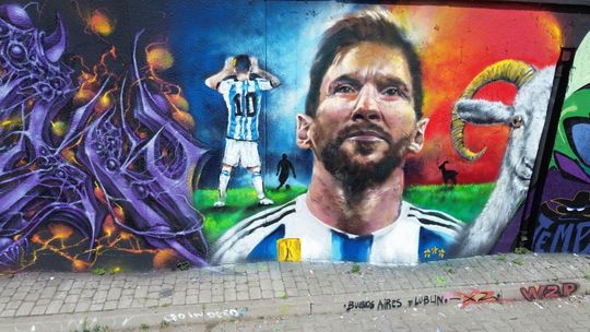 Mural z Messim w Lublinie. To dopiero początek…