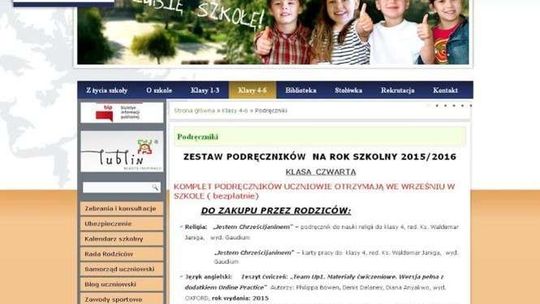 Musieli kupić podręczniki chociaż powinni je dostać za darmo. Błąd szkoły