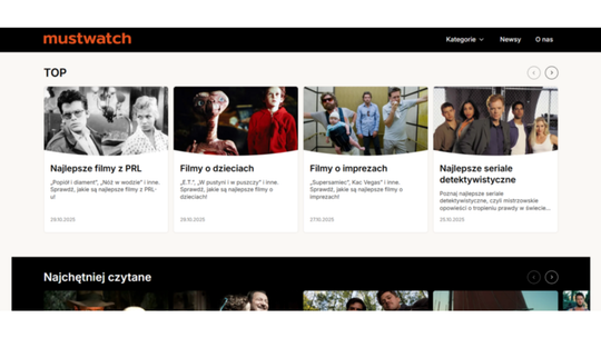 Mustwatch – rankingi filmowe dla każdego