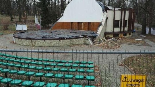 Muszla koncertowa dopiero za pół roku? Jest w gorszym stanie niż przypuszczano