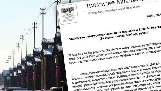 Muzeum na Majdanku ostro odpowiada TVP 3 Lublin. "Nierzetelne informacje"
