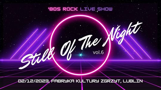 Muzyczny powrót do lat 80-tych. 80’s Rock Live Show w Fabryce Kultury Zgrzyt