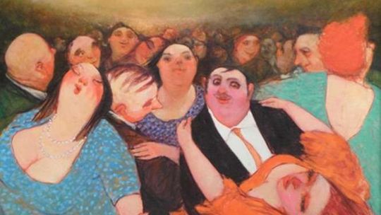 Na pomoście, na molo, na obrazie. Malarstwo Andrzeja Umiastowskiego w Galerii Sztuki Wirydarz