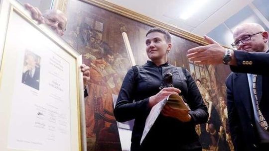 Nadia Sawczenko dostała Orła Karskiego. Odebrała go na Zamku Lubelskim