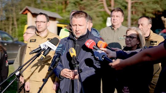 "Najbliższe godziny pokażą w którym kierunku to będzie zmierzać". Minister Kierwiński o sytuacji w powiecie biłgorajskim
