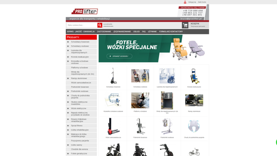 Prolifter - sklep ze sprzętem reahabilitacyjnym