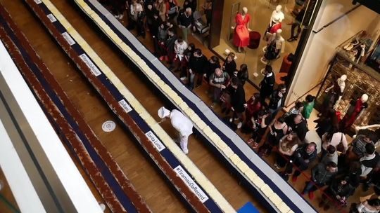 Najdłuższe tiramisu świata. Cukiernicy pobili rekord Guinnessa