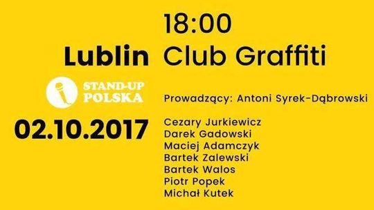 Najlepsi stand-uperzy wystąpią w Lublinie