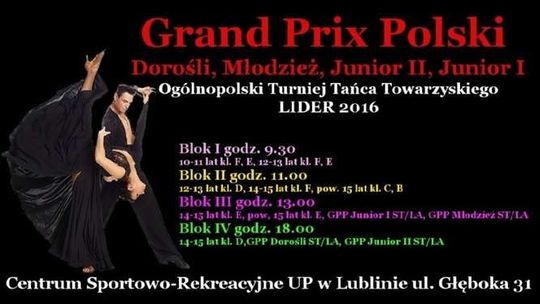 Najlepsi tancerze w niedzielę w Lublinie