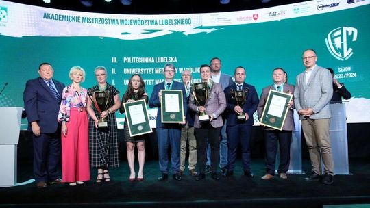Najlepsze uczelnie nagrodzone podczas gali Akademickich Mistrzostw Województwa Lubelskiego