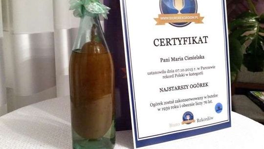 Najstarszy kiszony ogórek w Polsce jest z Suchowoli. Ma już 78 lat