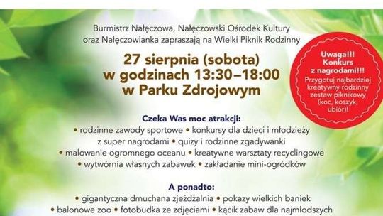 Nałęczów: Wielki Piknik Rodzinny w Parku Zdrojowym