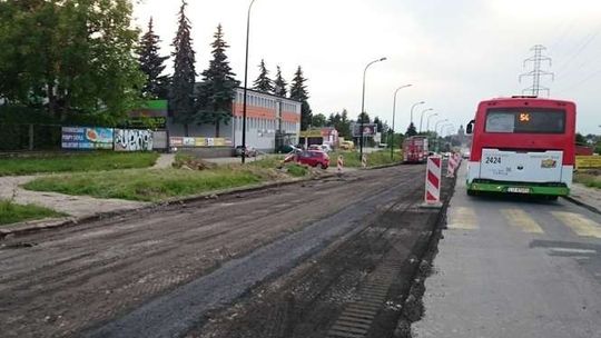Nałęczowska: Nowa organizacja ruchu (zdjęcia)