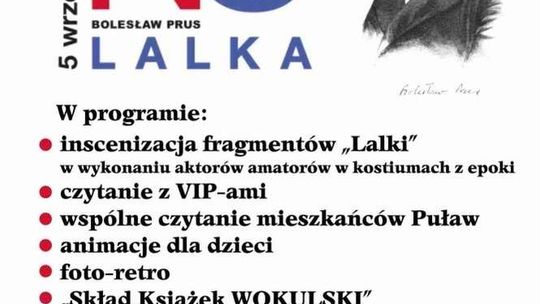 Narodowe Czytanie "Lalki": Kozłówka, Puławy, Janowiec, Zwierzyniec, Lublin