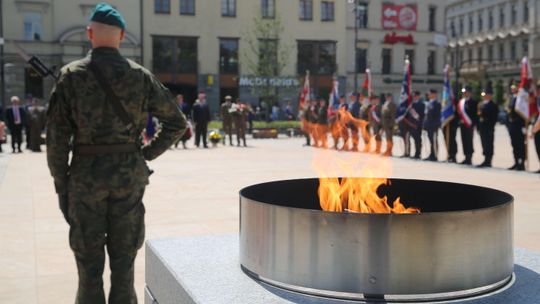 Narodowy Dzień Zwycięstwa. Uroczystość na pl. Litewskim [zdjęcia]