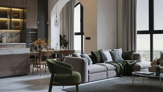 Narożnik jako centralny element salonu – jak dopasować dodatki?