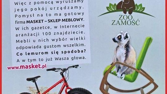 Narysuj dom dla lemurów, wygraj rower