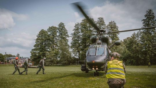 Nastąpiła kumulacja katastrof. Terytorialsi byli na miejscu