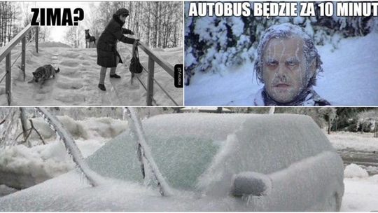 Nasza zima... śmieszna. Zimowe memy na poprawę humoru
