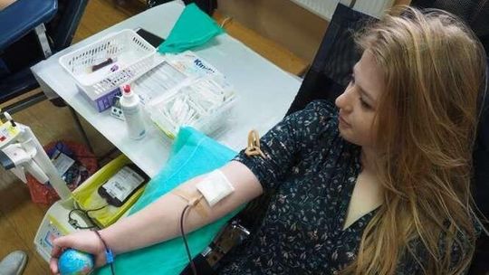 Nauczyciele i uczniowie oddali krew. " Od dawna chciałem to zrobić"