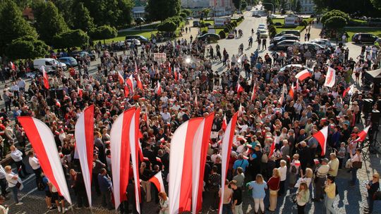 Nawrocki w Lubartowie: "Te wybory są o tym, czyja będzie Polska"