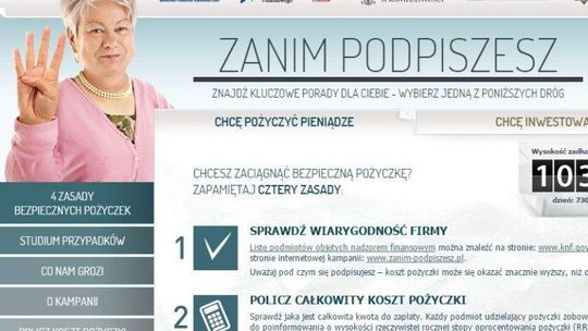 Nie daj się nabrać na szybkie pożyczki. Akcja społeczna