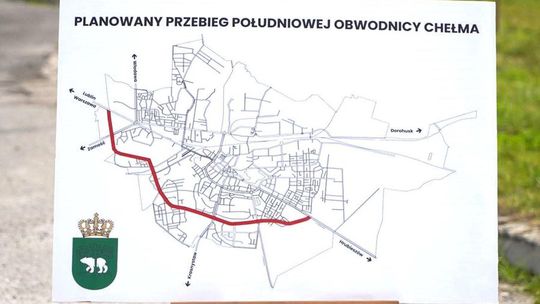 Południowa obwodnica Chełma plan