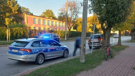 Nie ustąpił pierwszeństwa i potrącił rowerzystę