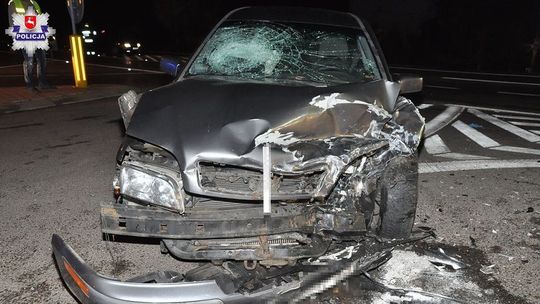 Nie ustąpiła pierwszeństwa. Zderzenie dwóch samochodów w Terespolu