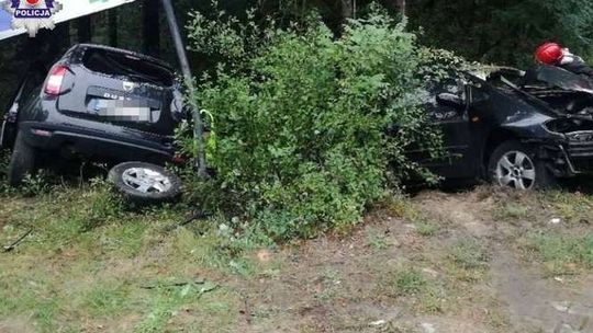 Nie zatrzymała się przed znakiem "STOP". 8 osób w szpitalu