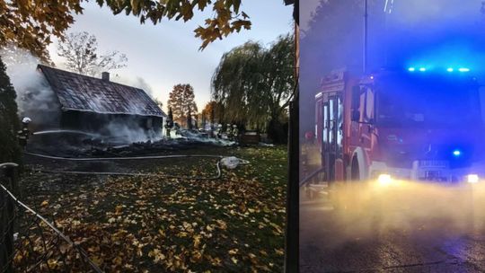 Nie żyje poszkodowana z pożaru w Gęsi koło Parczewa. Sprawę bada prokuratura pożar_Gęś