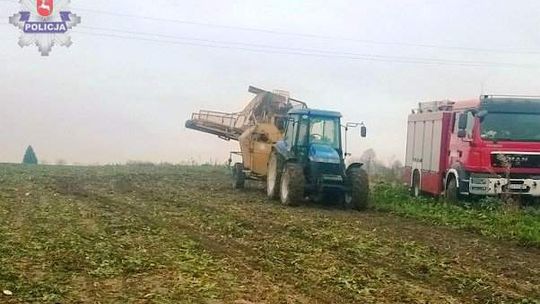 Niedrzwica Duża: Wypadek na polu. Zginął 35-letni rolnik