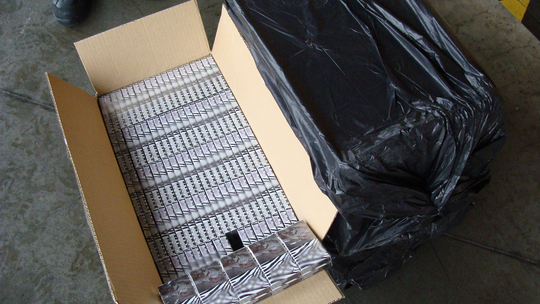 Nielegalne papierosy za 4 mln zł w pociągu z Białorusi