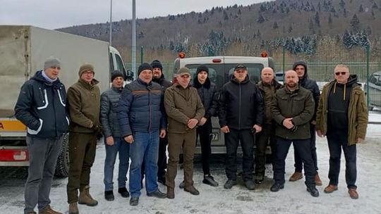 Niemcy wysyłają dary, a powiatowy radny ma problem „chowanie się za naszymi plecami”