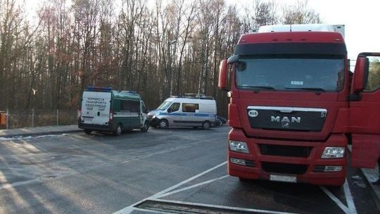 Nietrzeźwy Rosjanin za kierownicą tira