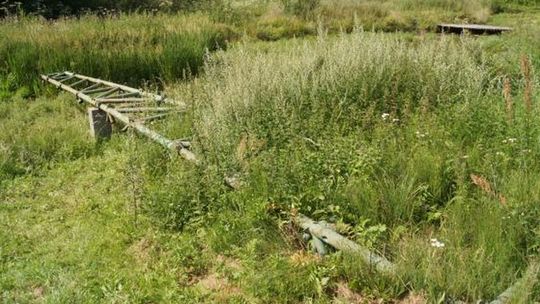 Niezwykła kładka z Messerschmitta w Łosińcu