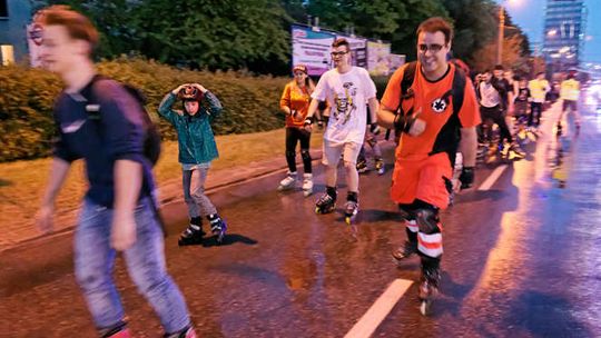 Nightskating 2016 w Lublinie. Przejechali 21,5 km ulicami miasta
