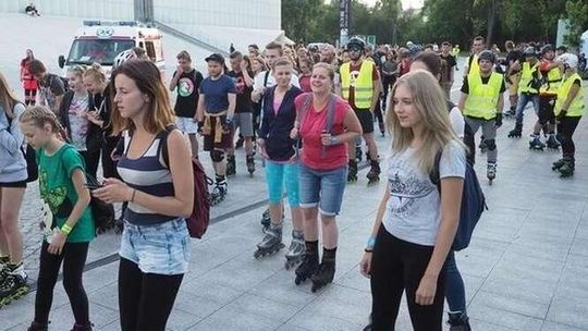 Nightskating, czyli 33,3 km na rolkach przez Lublin