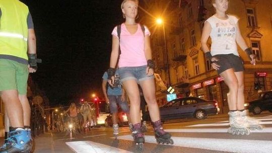 Nightskating Lublin: Kilkuset rolkarzy przejedzie przez miasto