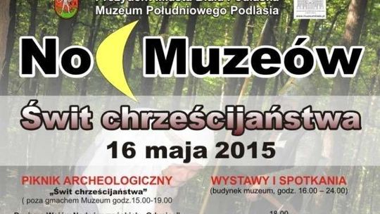 Noc Muzeów w Białej Podlaskiej. Archeologiczny piknik z rycerzami