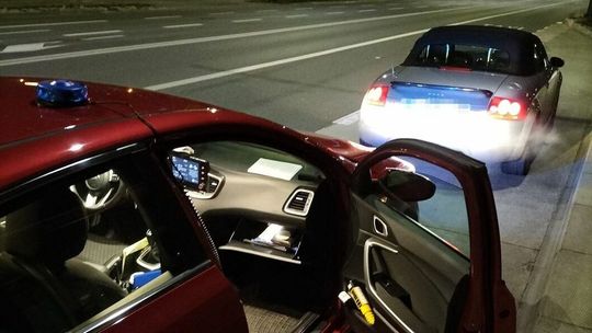 Nocna akcja policji w Lublinie. Mandaty nawet za zbyt głośny wydech