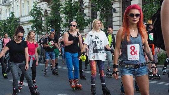 Nocna jazda po mieście, czyli Nightskating Lublin. 21 kilometrów na kółkach