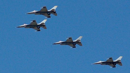 Nocne ataki Rosji na Ukrainę. Polska poderwała myśliwce