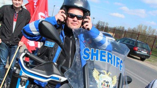 Nocne Wilki w Terespolu. Nie wpuścili Rosjan do Polski (zdjęcia)