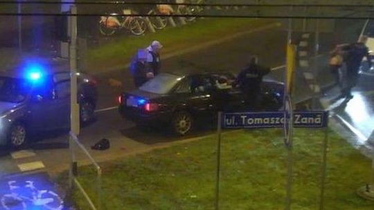 Nocny pościg ulicami Lublina za kradzionym samochodem. Padły strzały