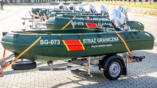 Nowa flota na granicy. NOSG otrzymał siedem łodzi patrolowych