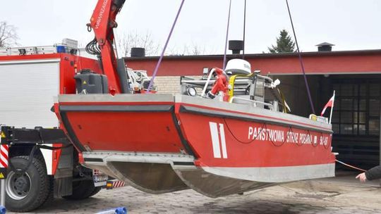 Nowa łódź pomoże przy powodzi