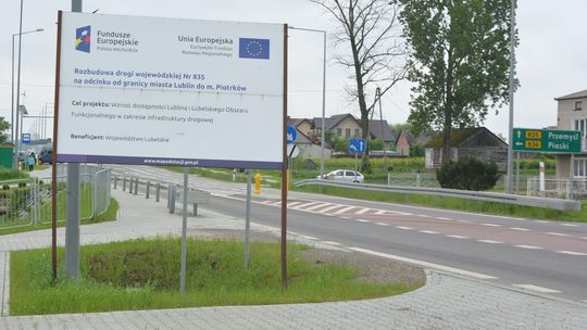 Nowy odcinek drogi wojewódzkiej pod Lublinem oddany do użytku